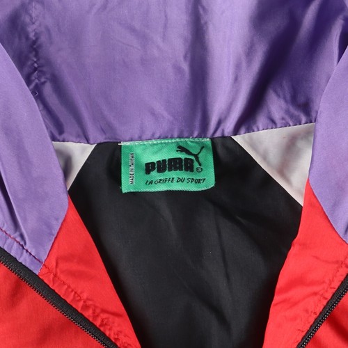 Maglione donna mezza zip nylon PUMA vintage anni 90 M - Foto 3 di 15