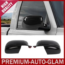 Carbon Fiber Sides Mirror Cover Trim For Silverado Suburban Tahoe Sierra 1999-06