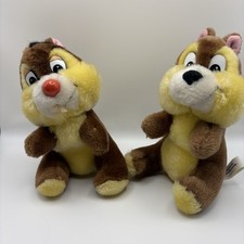 Vintage 8 Chip N Dale Walt Disney World Disneyland Plush Toy 1970 s Korea