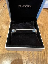 Pandora Sterling Silver Bracelet Set With Two Spacers Worn Once Or Twice
