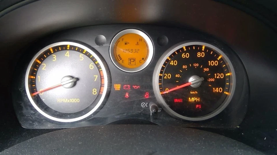 Спидометр приборной панели 2008 Nissan Sentra 126K миль 24810ZE80A - Изображение 4 из 4