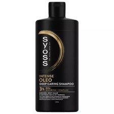 12,80€/L - 6x Syoss Shampoo-Intense Oleo-für trockenes und glanzloses Haar-440ml