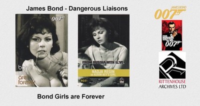James Bond 007 - Nadja Regin - Trading Card GB 31 - Dangerous Liaisons Bond Girl
