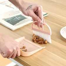 Mini Desktop Broom 12x18.5cm, Small Dust Sweeper, Compact Cleaning Tool