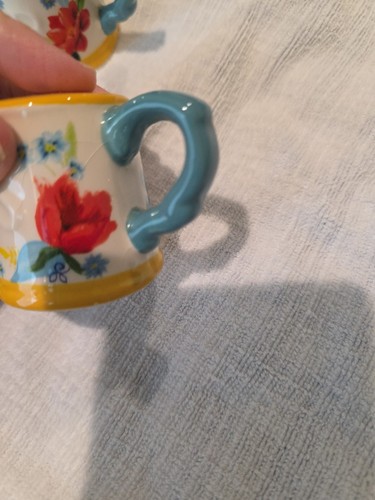 PIONEER DONNA Spruzzatore Sale e Pepe Shaker Ceramica 2" PICCOLO CHIP - Foto 7 di 10