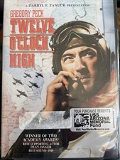 Twelve O'Clock High, Good DVD, Hugh Marlowe,Gregory Peck,