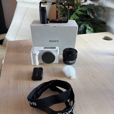 Sony Alpha ZV-E1 Mirrorless Vlog Camera Full-Frame White with Accessories