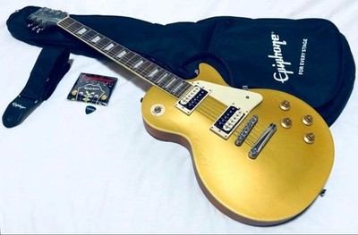 Epiphone Les Paul Classic Worn Gold top Safe packing!
