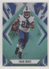 2020 Panini Phoenix Rookies Teal 30/175 Zack Moss #131 0kz8