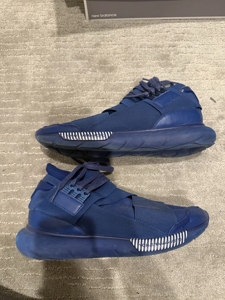 Y3 Qasa High Blue - US 10.5 - Image 2 of 4
