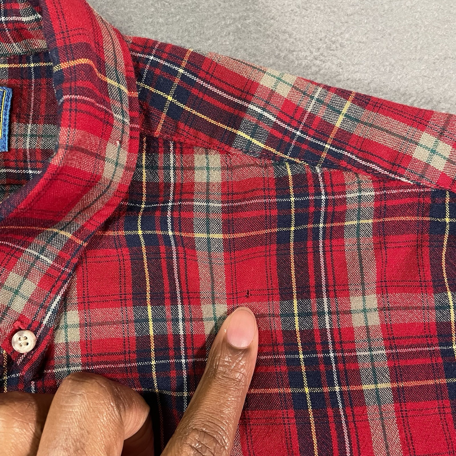 Pendleton Sir Pendleton Shirt Red Plaid Men’s XL … - image 6