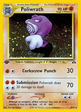 Poliwrath - 9/75 - Pokemon Neo Discovery 1st Edition Holo Rare Card WOTC NM on eBay