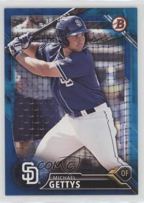 2016 Bowman Draft Top Prospects Blue 35/150 Michael Gettys #BD-185 a6i