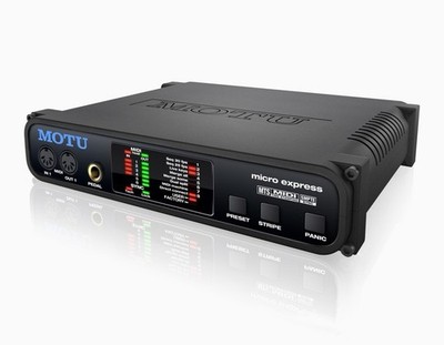 MOTU micro express 4x6 USB Bus-Powered MIDI Interface with SMPTE