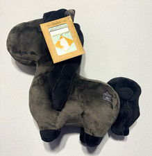 Bellzi Friesian Horse Plush Stuffed Animal Gray/Black Small 2024 With Tags