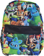 Large Backpack - Disney Toy Story 4 Woody Buzz Lightyear Bebop Print 16" Bag