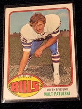 1976 Topps Football - #358 Walt Patulski - Buffalo Bills VG-EX Condition 