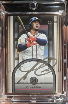 2024 Topps Museum Collection - Ozzie Albies Framed Auto /20 FMA-OA Braves