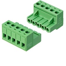 10Pcs 5 Pin 5.08mm Pitch DIY PCB Mount Screw Terminal Block Connector with 10...