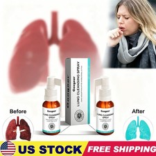 Natural Spray for Lung and Respiratory Support Herbal Cleansing Spray 1-5 PACK