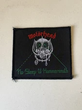 Motörhead - No Sleep Til Hammersmith Original Vintage Patch
