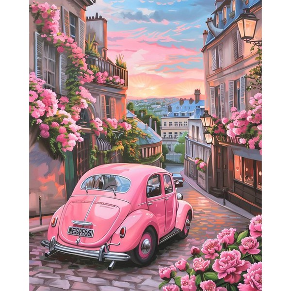Malen Nach Zahlen Erwachsene Diy Leinwand Acrylfarben Home Decor 40X50Cm-image