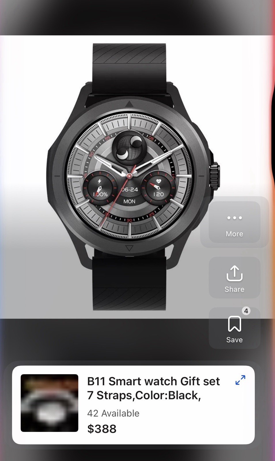 Bibi Luxury Smart Watch Gift Set