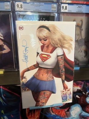 ACTION DOOMSDAY SPECIAL SIGNED BY SZERDY W/COA TATTOOS VIRGIN VARIANT  SUPERGIRL
