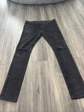 Saint Laurent Men’s black Light Weight Denim Jeans Skinny Fit D02 m/sk- LW