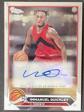 Immanuel Quickley 2024-25 Topps Chrome Chrome Auto #CG-IQ
