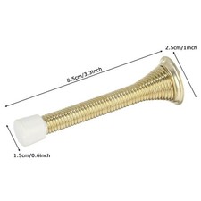 Image of DOOR STOP SILVER GOLD SPRING STOPPER BUFFER STOPS PACK