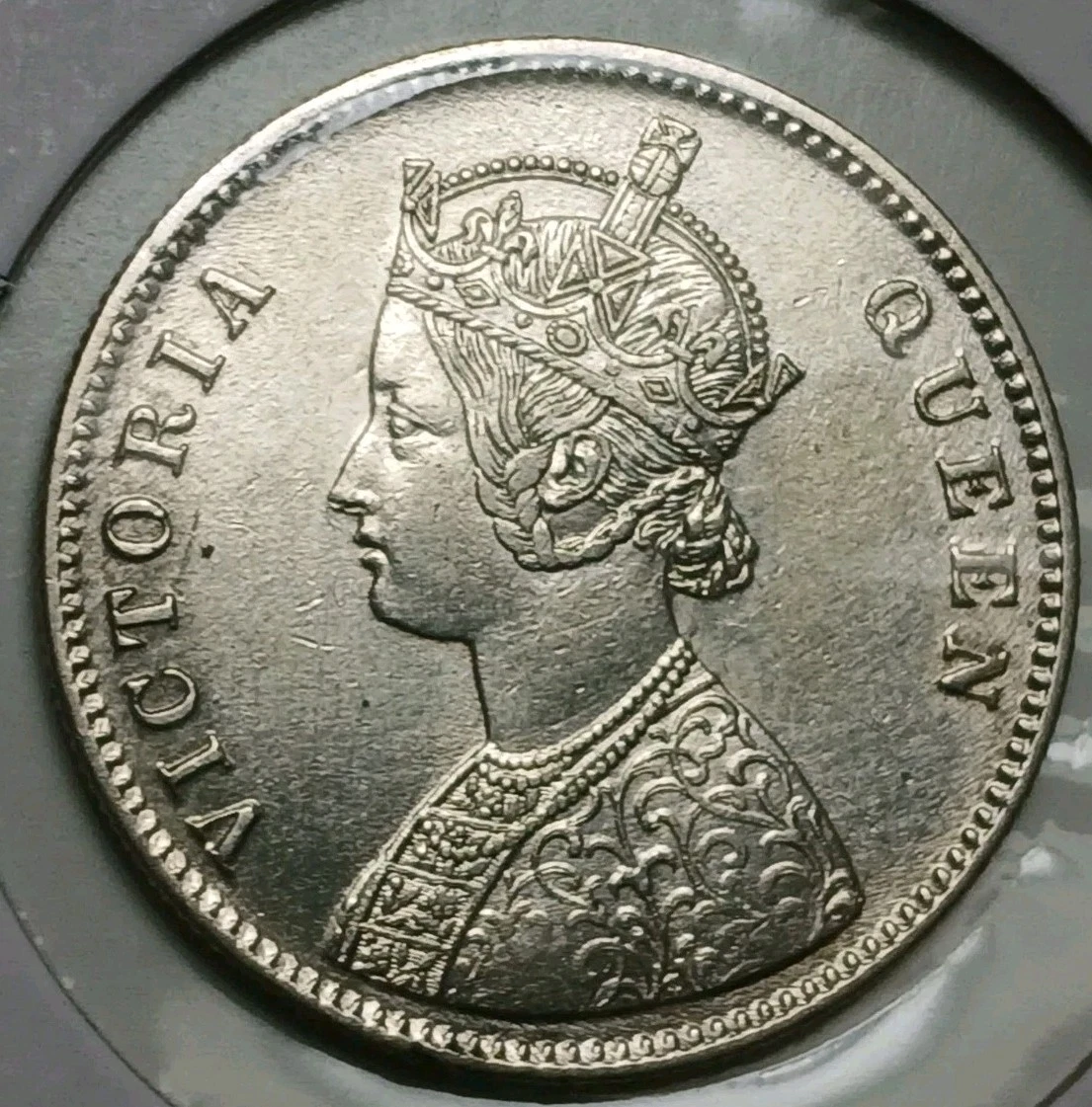 银色英国印度硬币1862 年| eBay