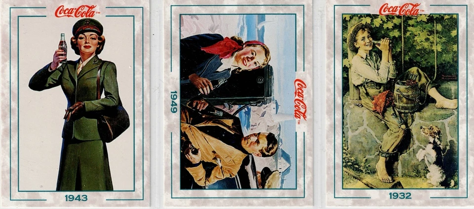 9 Coca Cola Advertising Trading Cards, Series 2, from Calanders & Adverts(C) - Image 2 of 4