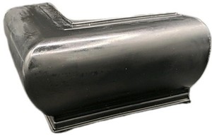 4.75" x 4.75" Corner Dock Bumper, Black
