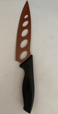 Copper Knife Stainless Steel Blade Non-Stick Cut-Out Design