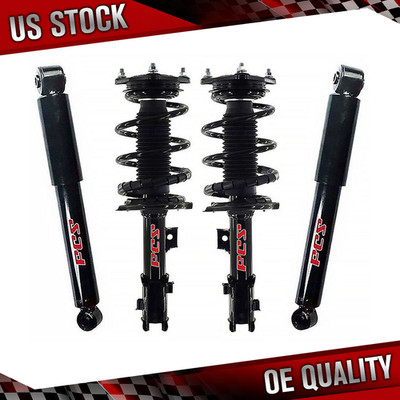 New FCS OE Front Struts & Rear Shocks For 2014-2018 Kia Forte Lifetime Warranty