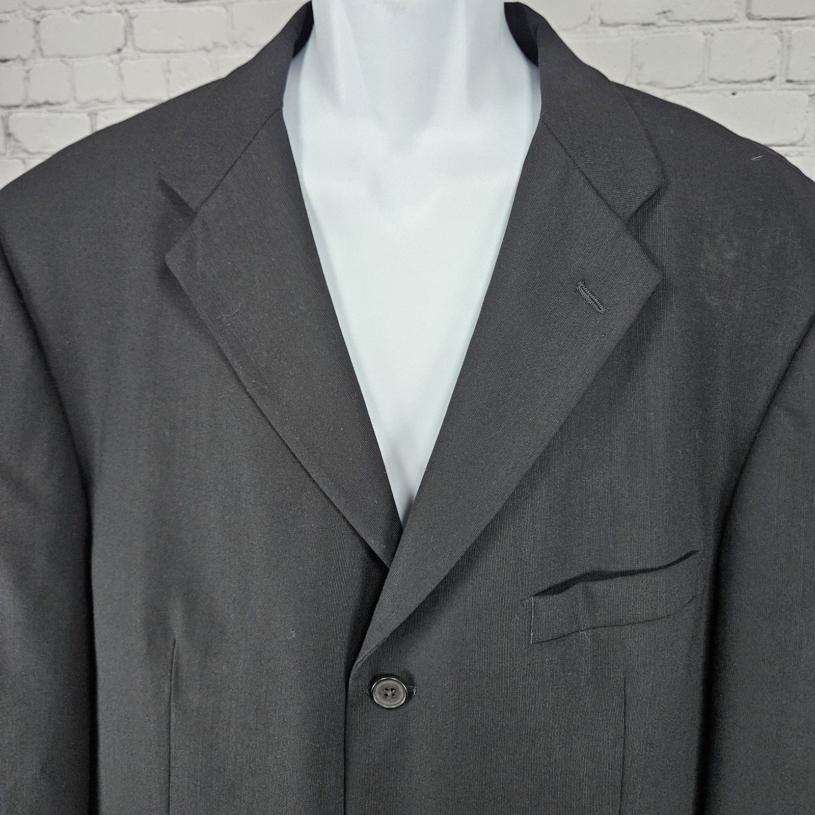 Claiborne Components Black 3 Button Ventless Notc… - image 6