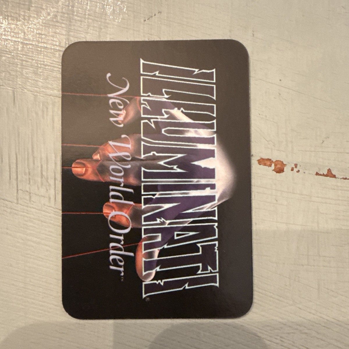 ENOUGH IS ENOUGH - DONALD TRUMP 1995 ILLUMINATI CARD GAME INWO