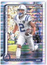 2025 TOPPS CHROME FOOTBALL REFRACTOR SILVER PULSAR JOSH DOWNS