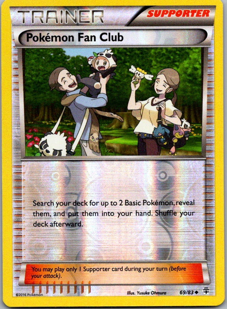 Pokemon Pokemon Fan Club Reverse Holo Uncommon Generations 69/83 NM