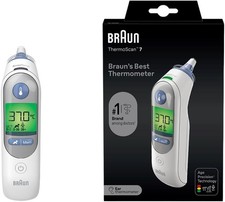 Image of Braun ThermoScan 7 Ear Thermometer - Age Precision Technology Digital Display