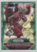2015 Panini Prizm Rookies Green Crystal Prizm 39/75 DeAndrew White #225 0c3