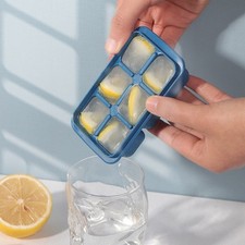 Compact Ice Cube Box with 6 Compartments Always Have Ice at Your Fingertips