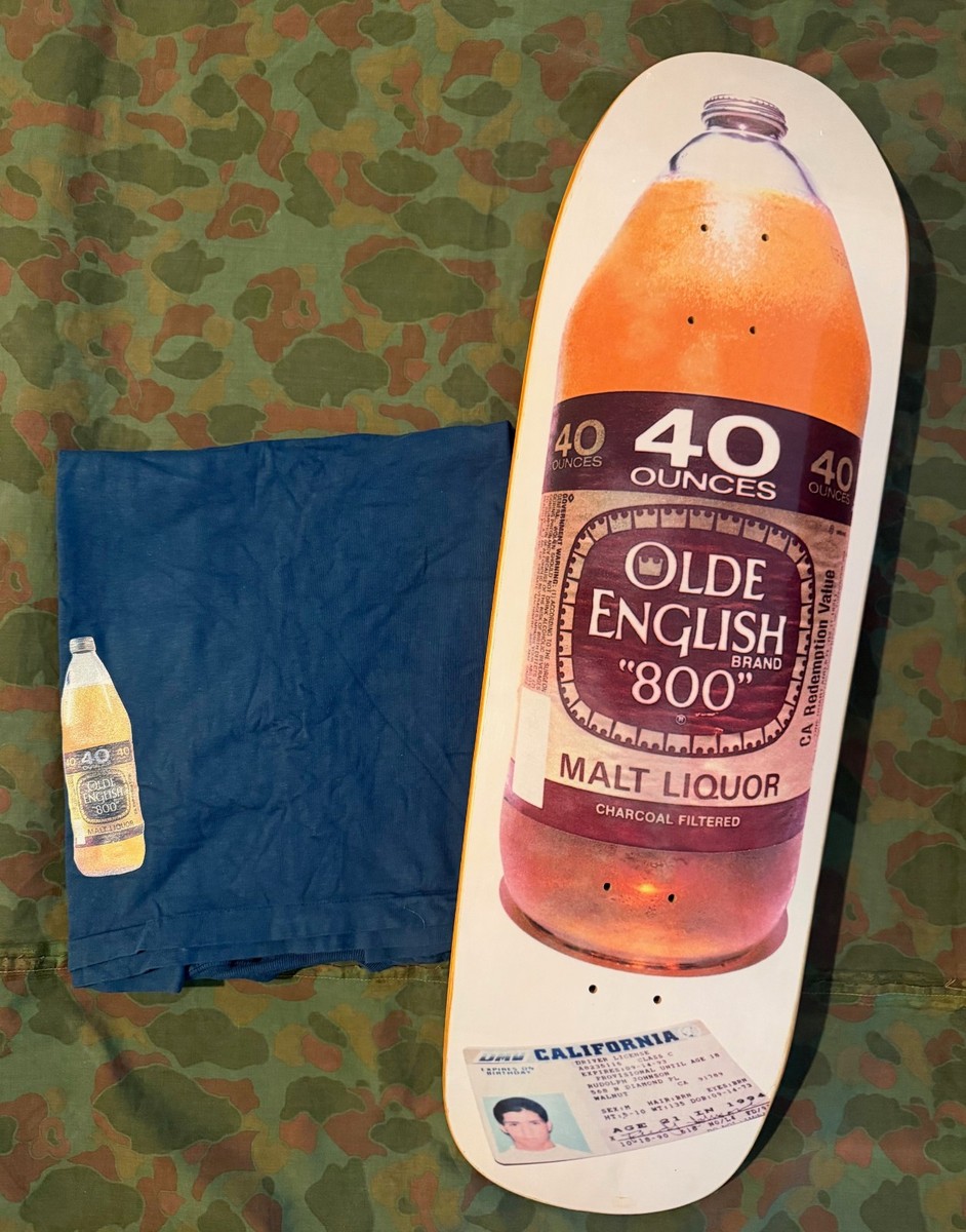 Blind Skateboards Rudy Johnson 40 Oz Skateboard Deck W T-Shirt L
