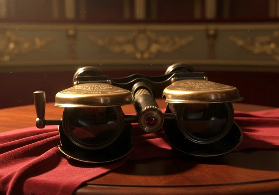 Brass Antique R & J. Beck Ltd London 1857 Brass Field Glasses Binoculars - Image 3 of 4