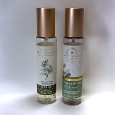 Bath  Body Works Stress Relief Essential Oil Mist Eucalyptus Spearmint 2pc