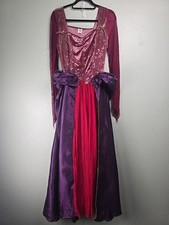 Disney Sarah Sanderson Hocus Pocus Pink Purple Gold Size Medium Costume