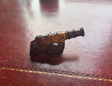 Avon Siege Cannon Vintage Brown Amber Glass Wild Country