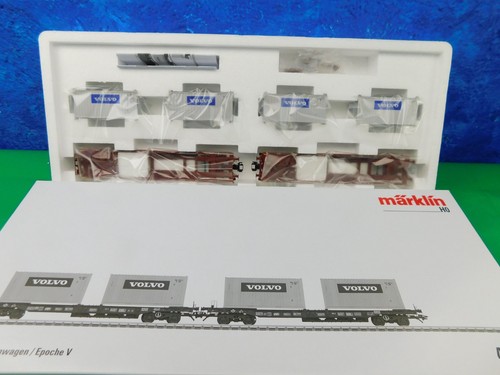 F05 Märklin H0 Güterwagen Set 47458 Taschenwagen Volvo KKK OVP TOP | Zustand: Gebraucht