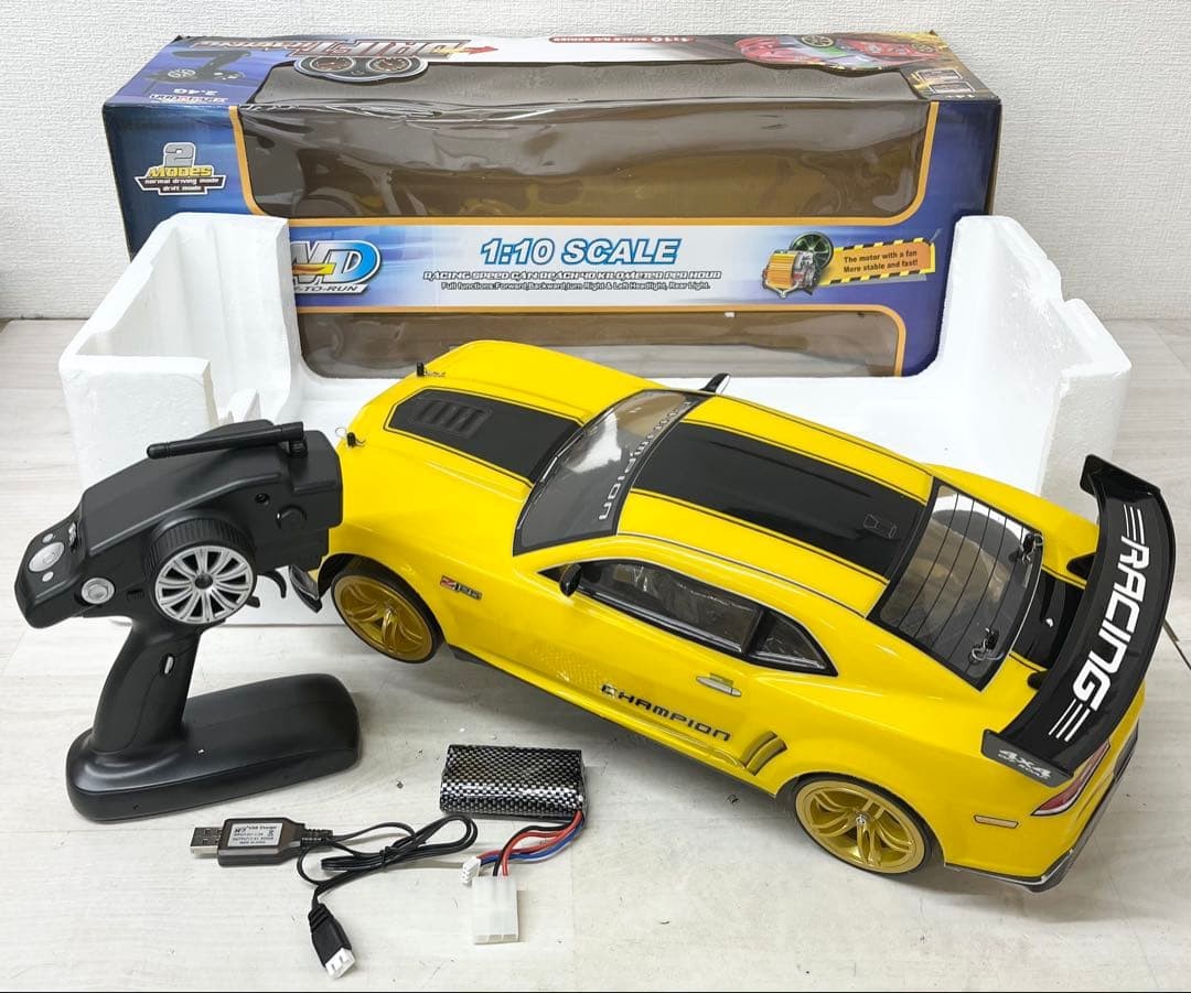1/10 Rtr Yellow Wireless Four-wheel Drive